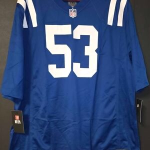 NFL Blue and White Men's Jersey